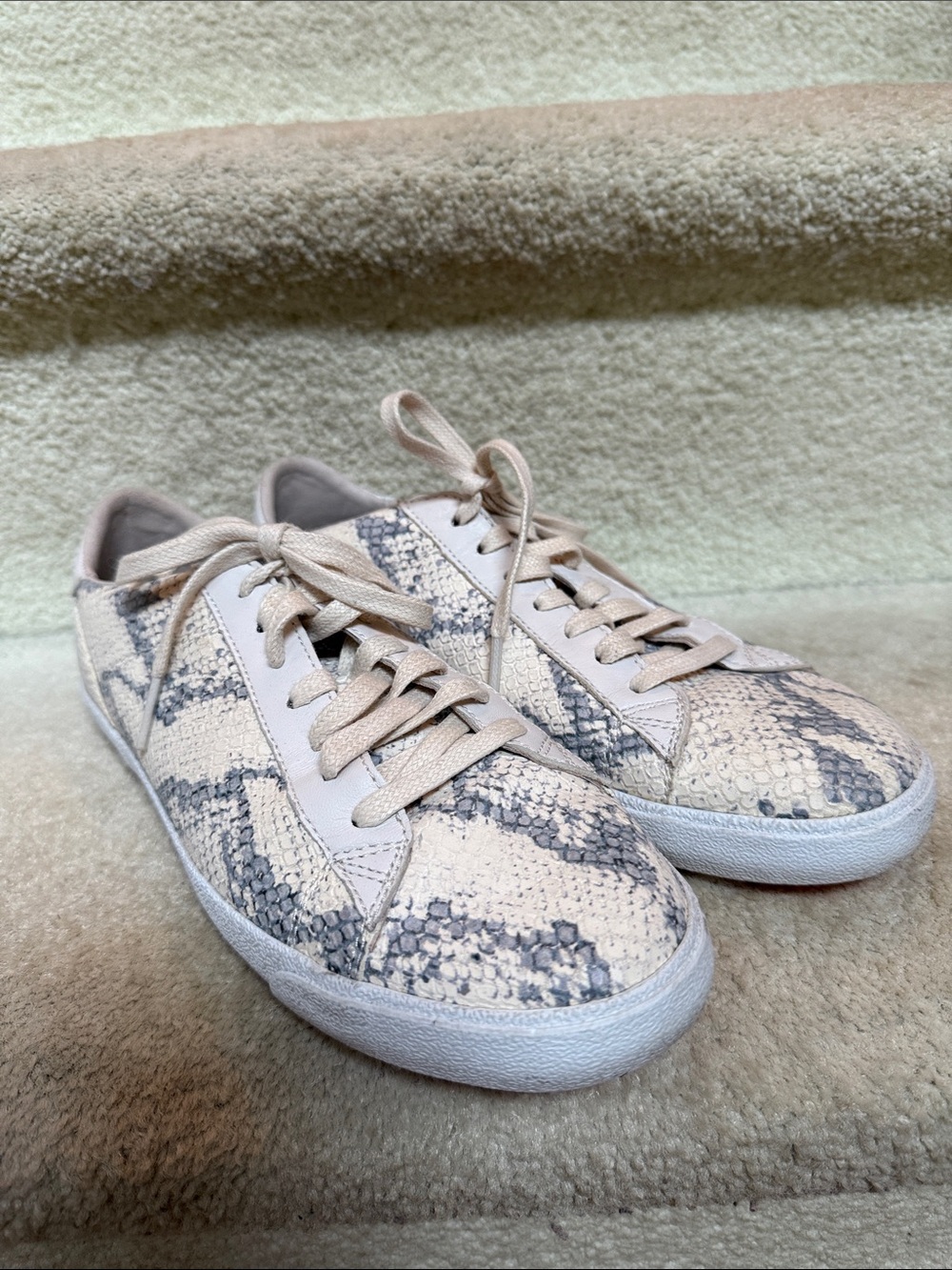 Women's Neutral Snake-Print Casual Sneakers - Cole Haan